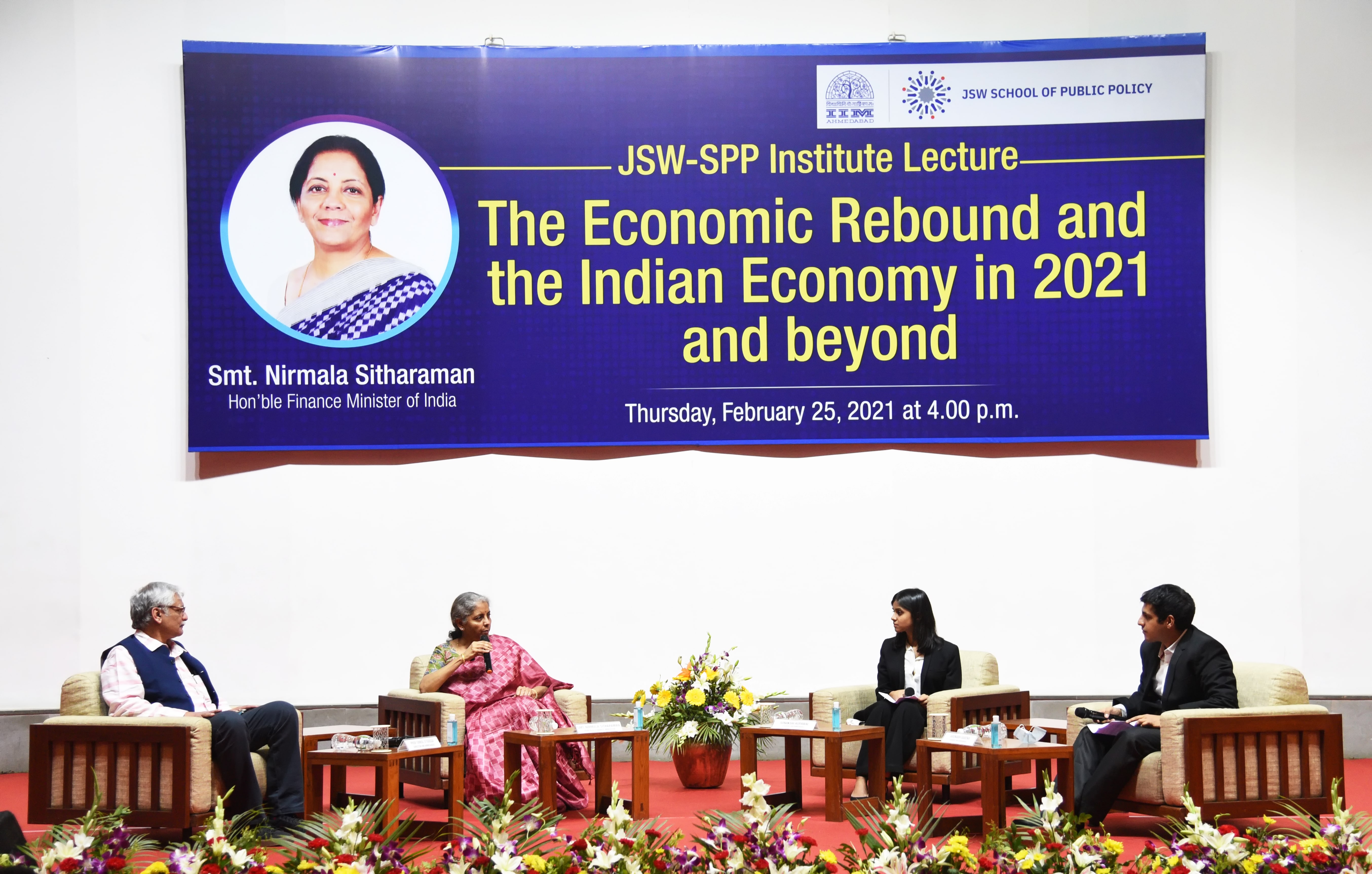 Indian Institute of Management Ahmedabad (IIMA),Finance Minister,Smt. Sitharaman