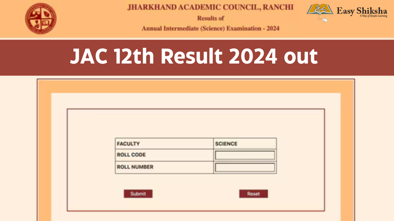 JAC 12th Result 2024 Live Updates