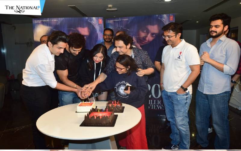 Divya Khosla Kumar Pearl V Puri Vinay Sapru Radhika Rao Celebrating Success Of 3 Hattrick Songs Photos And Videos