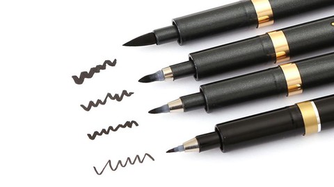 Brush Pen Lettering: Modern Calligraphy Course for Beginners