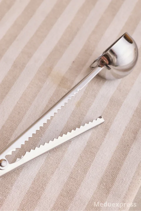 PEROTTİ Rodos Paslanmaz Çelik Klipsli Kahve Ölçü Kaşığı 17,5 cm 15 ml