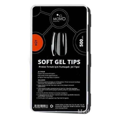 Momo Soft Gel Tips 500pcs. Küt