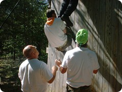 74-Low Ropes wall