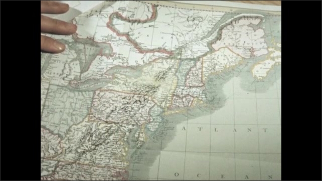 1840s: map of northeastern United States