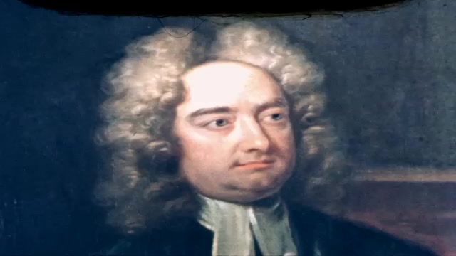 1730s: Portraits of men.  Hand holds chalkboard shooting slate.