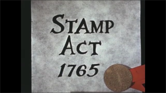 1770s: Stamp Act 1765 with seal. 
