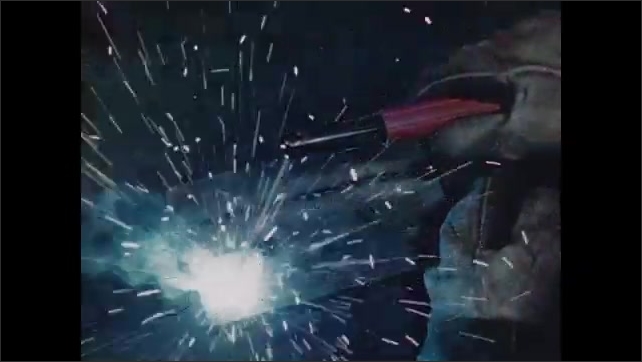 1940s: UNITED STATES: examples of poor arc welding technique ...