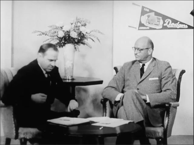 1960s: Congressman Willis answering questions. Congressman James Roosevelt being interviewed.
