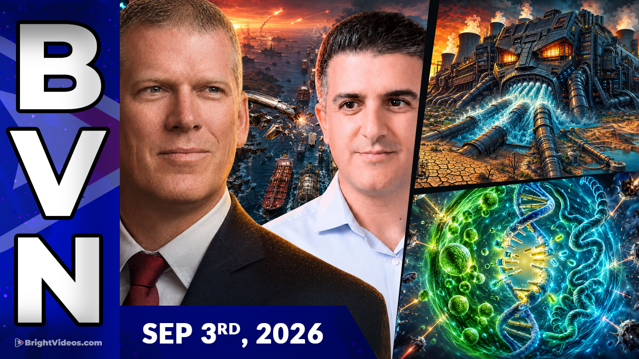 Bright Videos News, Sep 3, 2026 - THE TRUH About Water-Guzzling AI Data Centers + Mike Adams Interviewed on Global Supply Chains and War
