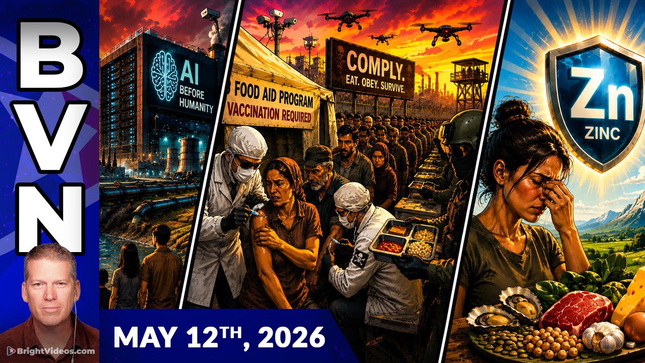 Bright Videos News, May 12, 2026 - The Hidden Cause of Multiple Chemical Sensitivities + Weaponized Food Aid to WEAKEN Human Populations
