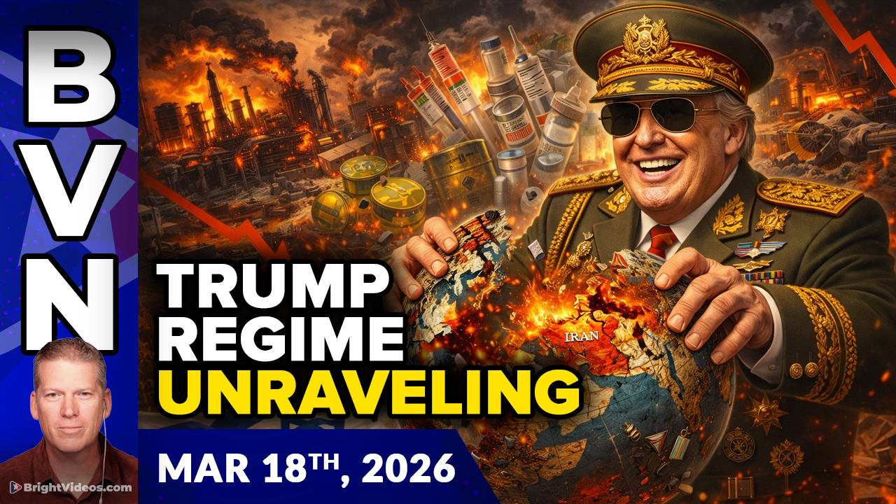 Bright Videos News, Mar 18, 2026 - Trump Regime Begins to Unravel as Ill-Planned War Devolves into Chaos and Cover-Ups
