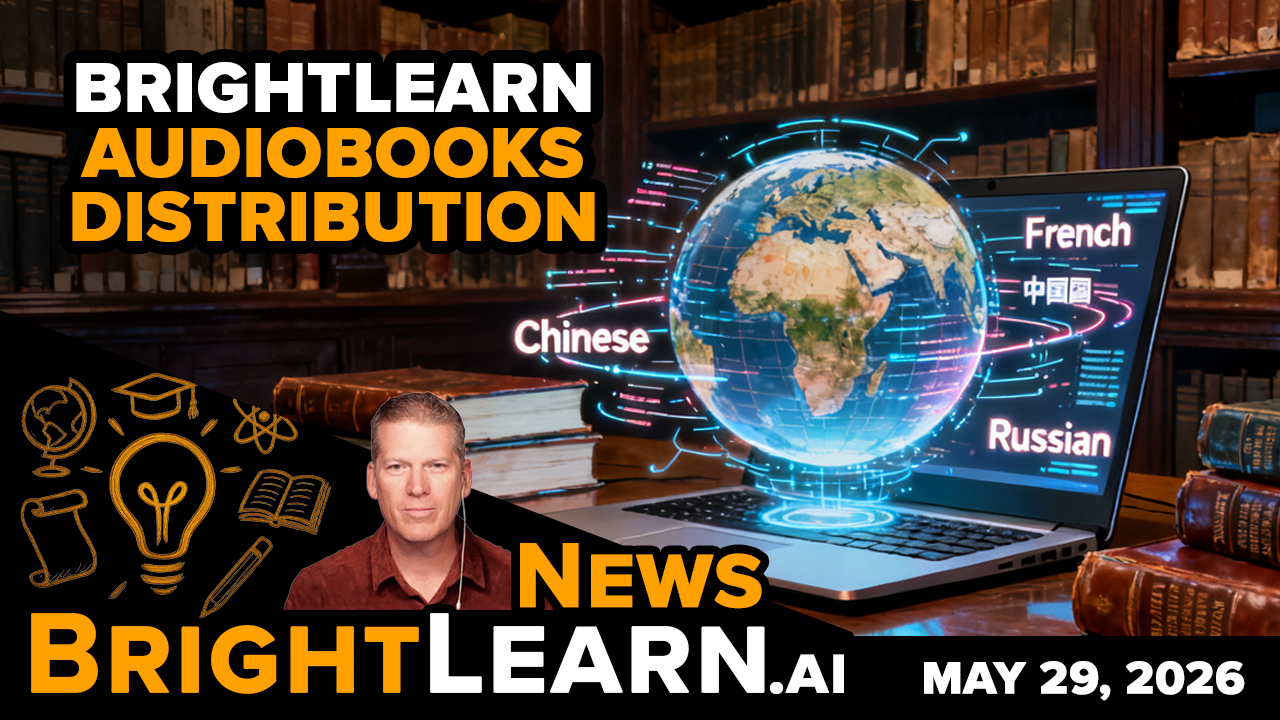Huge Thanks and Update on BrightLearn Books and Audiobooks File Distribution Solutions
