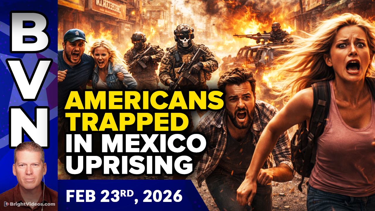Bright Videos News, Feb 23, 2026 – Mexican Cartels Unleash CHAOS as Americans are TRAPPED in War Zone Crossfire