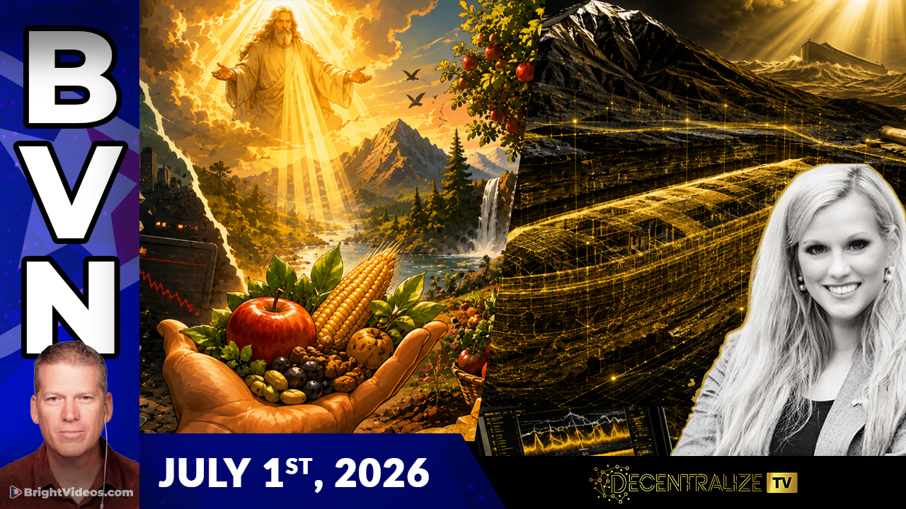 Bright Videos News, July 01, 2026 - Money as a Voucher for Nature’s Gifts + Lauren Witzke on Noah’s Ark, the Great Flood and Biblical Proof
