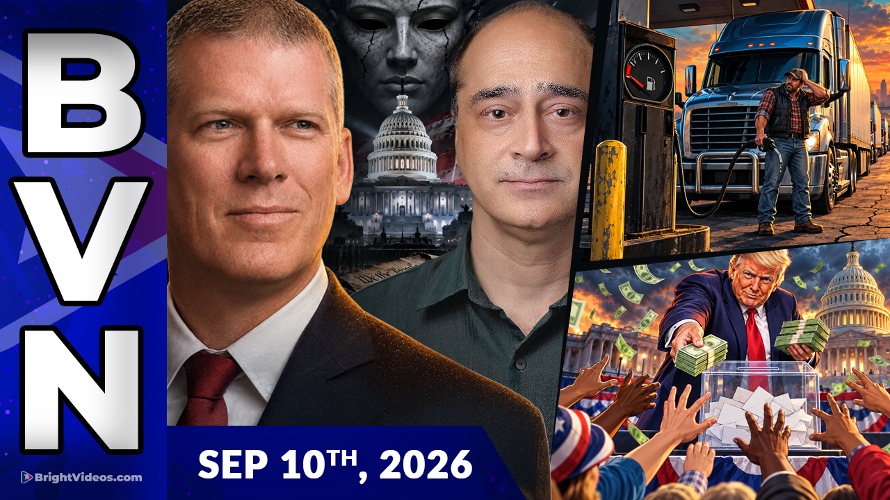 Bright Videos News, Sep 10, 2026 - Trump Tries $5,000 BRIBE to Sway Elections + Diesel Crisis Arrives + Psychopathic Authoritarians Exposed