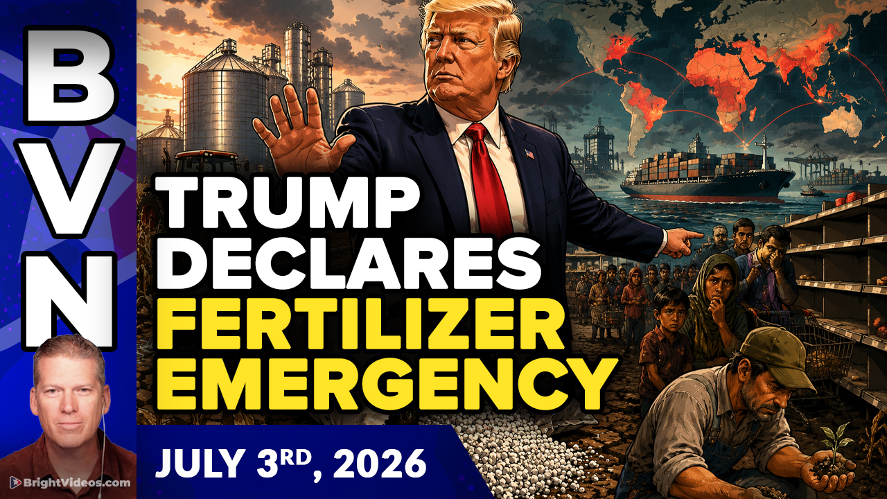 Bright Videos News, July 3, 2026 - Trump Declares National Fertilizer Emergency as Global Famine Looms
