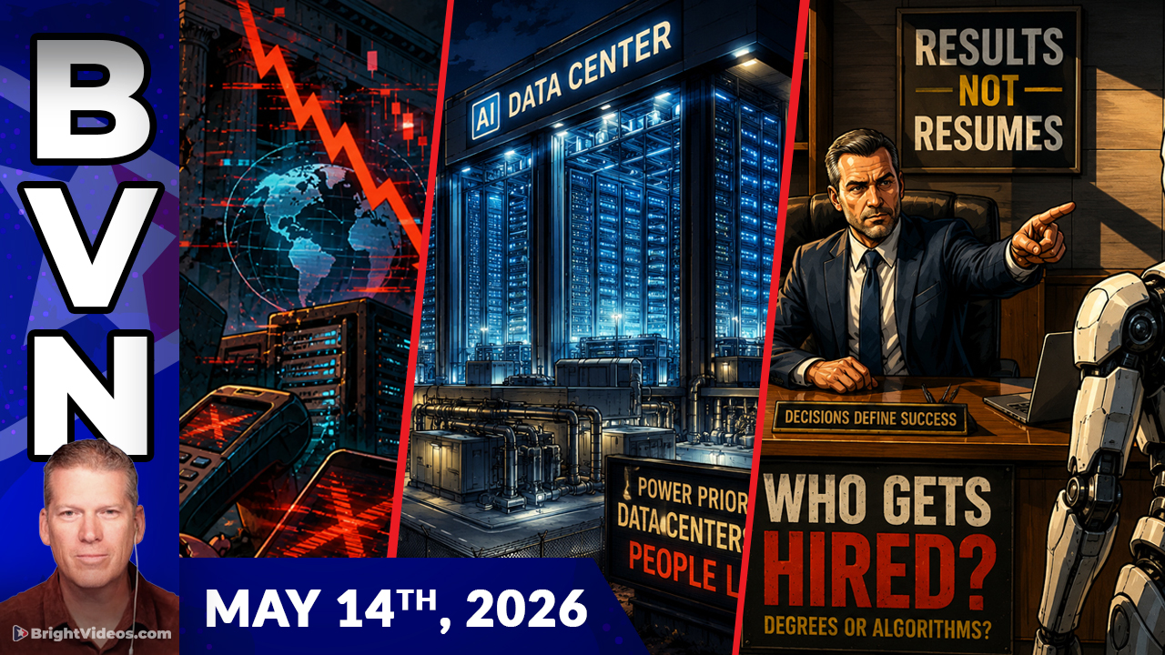 Bright Videos News, May 14, 2026 - Americans Now CUT OFF From the Power Grid Due to Data Centers... Plus Gregory Mannarino and Jeffrey Prather
