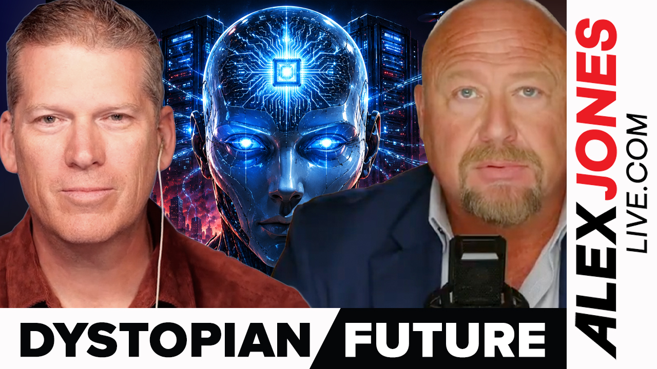 Mike Adams joins Alex Jones for an interview on Super-Advanced AI, Secret Data Centers and the Coming Dystopian Future
