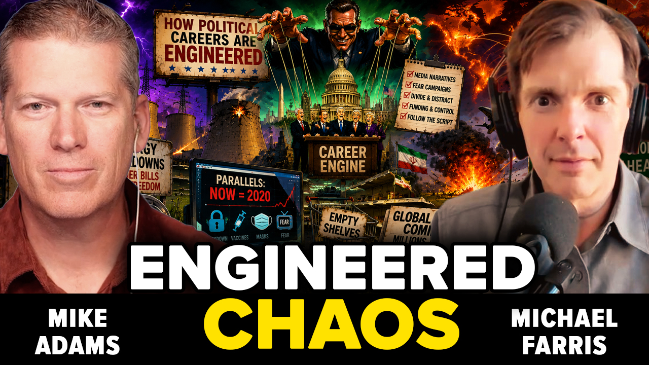 Mike Adams Joins Michael Farris to Talk About Energy Lockdowns, Food Shortages and the Engineered Political System
