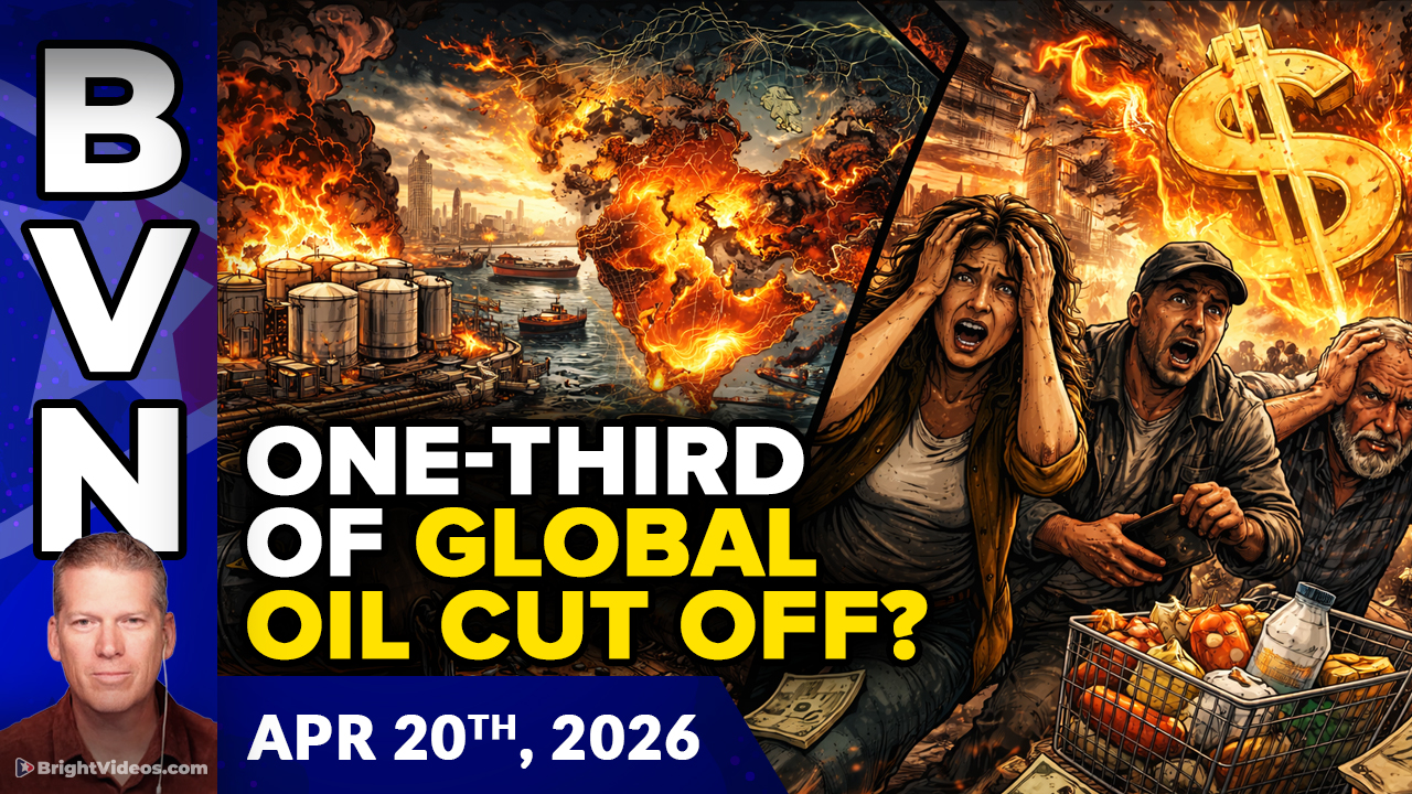 Bright Videos News, Apr 20, 2026 - World Facing Potential Cut Off of ONE-THIRD of Global Oil Supply
