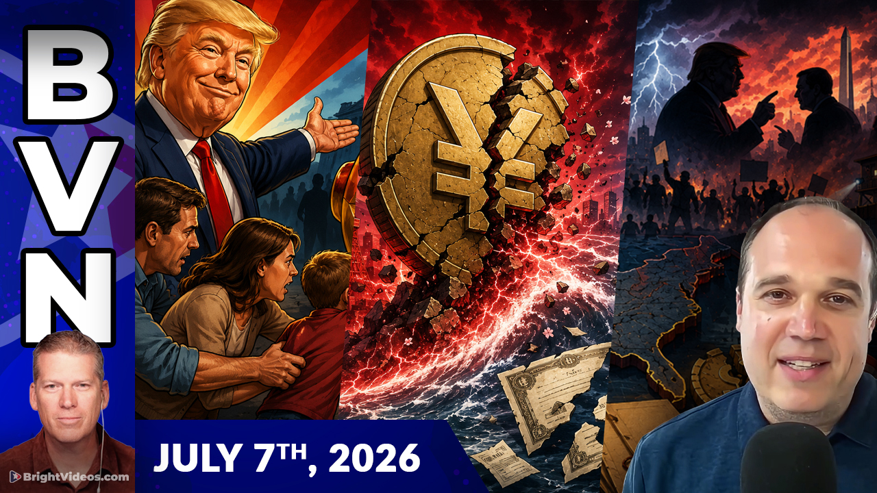 Bright Videos News, July 7, 2026 - Japan Debt Crisis Could Devastate the West + Interview with Ron Paul Institute's Chris Rossini
