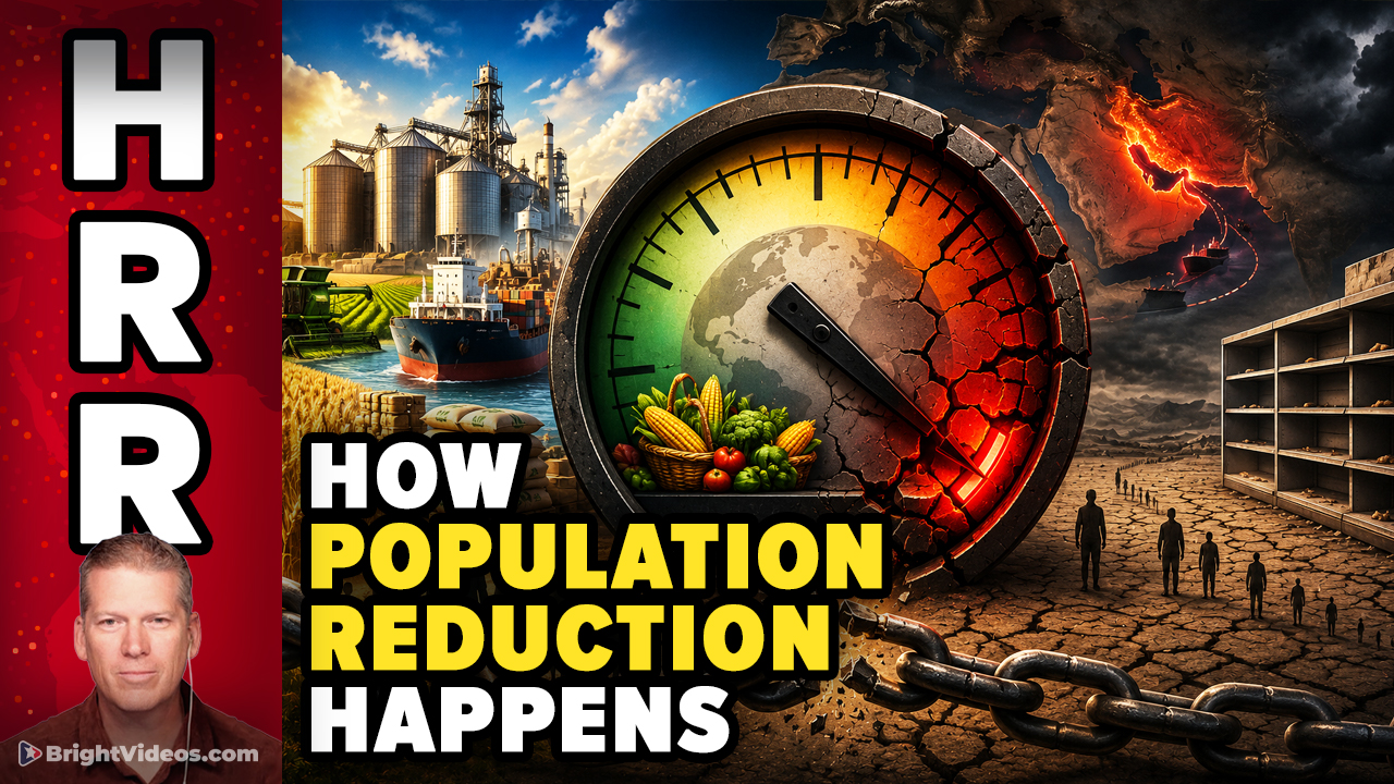 The Population Will SHRINK To Match the Available Food Supply
