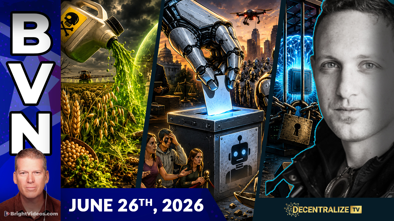 Bright Videos News, June 26, 2026 - SCOTUS Unleashes Glyphosate Chemical Warfare on America + Govt. Demands Licenses to Use AI Models + Zach Vorhies on Tech Freedom
