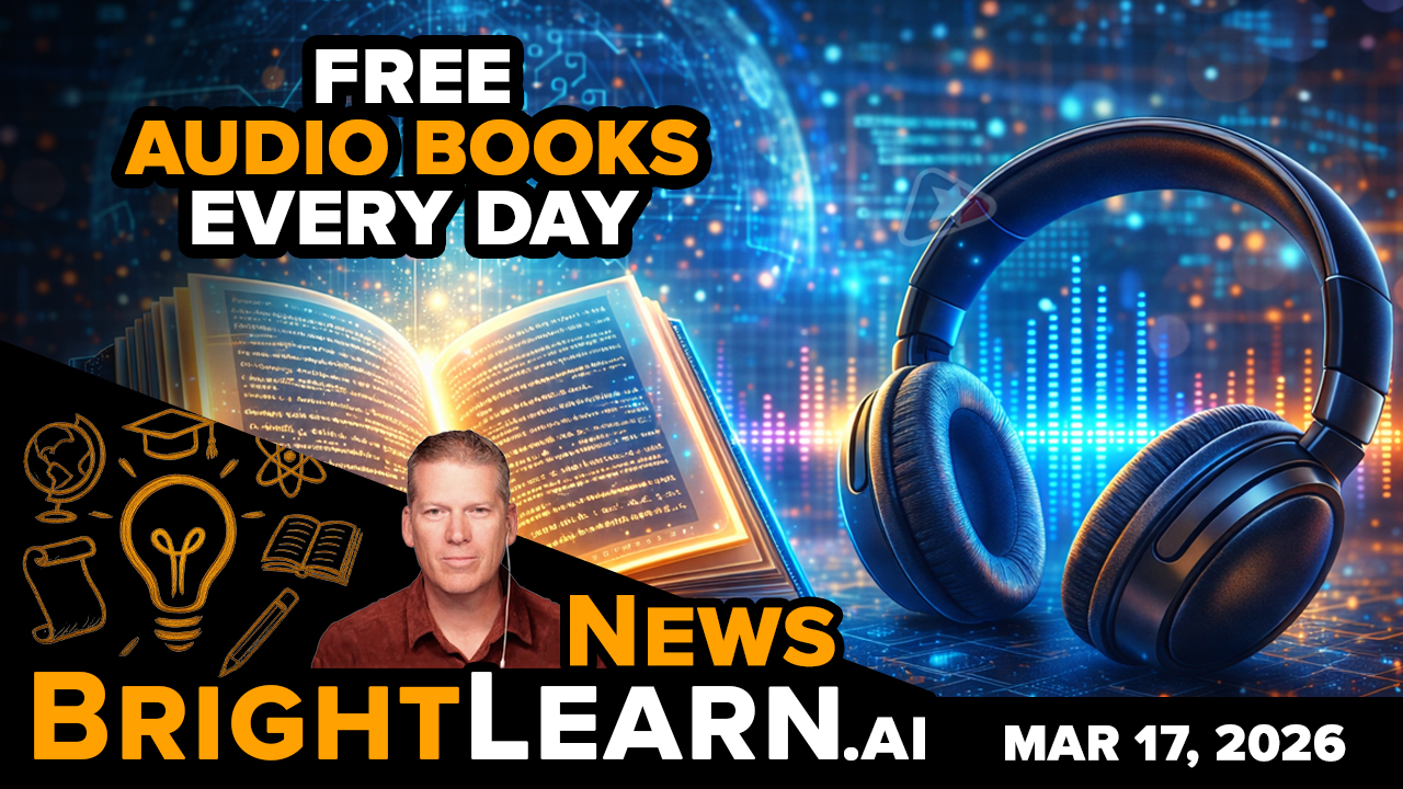 Bright Learn Announces 500 FREE Audio Books Per Month
