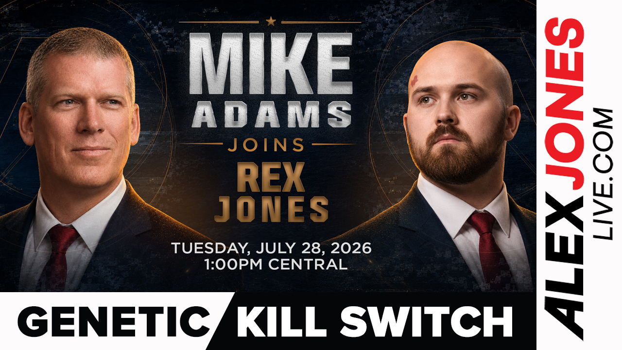 Mike Adams Joins Rex Jones to Talk About the Genetic Kill Switch, Nuclear War and Civilizational Collapse