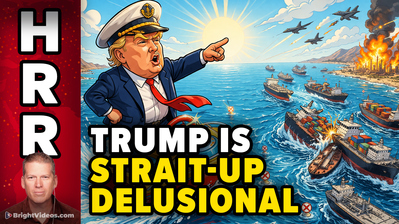 STRAIT-UP DELUSIONAL: Trump Pretends He Control the 'Strait of Trump'
