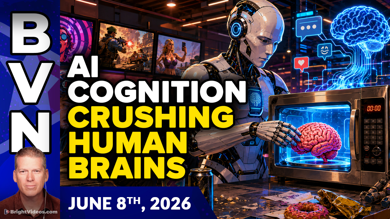 Bright Videos News, June 8, 2026 - AI Cognition CRUSHING Human Brains as Mass Dumbing Down Accelerates
