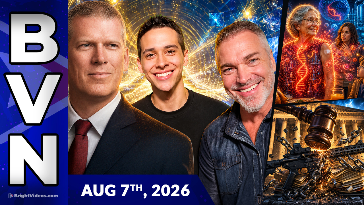 Bright Videos News, Aug 7, 2026 - mRNA Jabs Are Bioweapons Factories + Powerful New Film From Gifted Teen Filmmaker