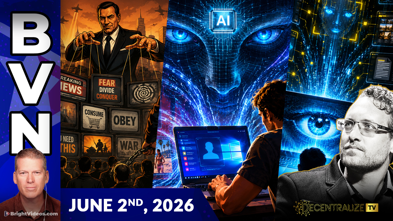 Bright Videos News, June 2, 2026 - Windows OS Spyware Revealed + Zach Vorhies on AI, Data Centers and Machine Intelligence
