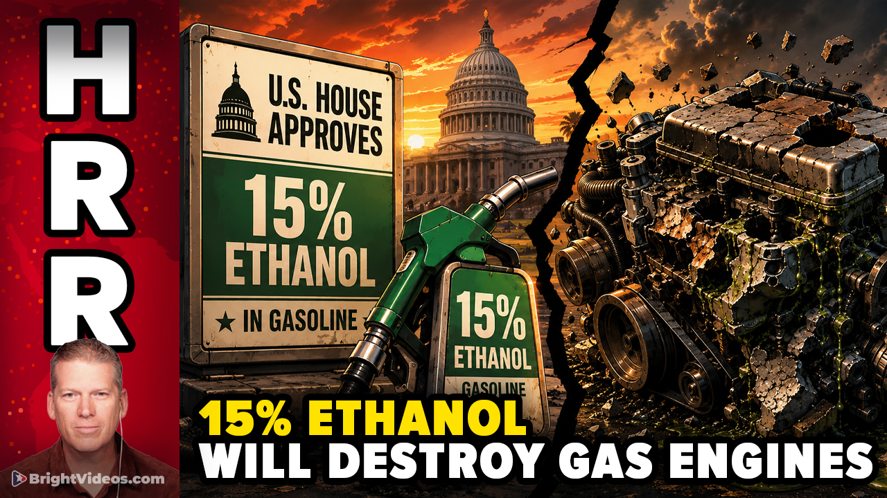 U.S. House Approves 15% ETHANOL in Gasoline that Will Destroy Gas Engines
