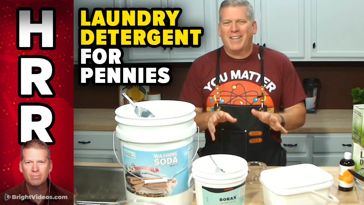 How to Make Your Own Low-Cost, Health-Protecting Laundry Detergent for PENNIES Per Load
