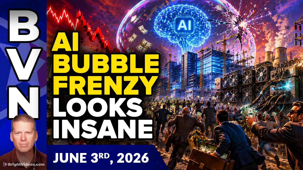 Bright Videos News, June 3, 2026 - AI Buildout Bubble Frenzy Looks a Lot Like the DOT COM CRAZE Right Before the Crash
