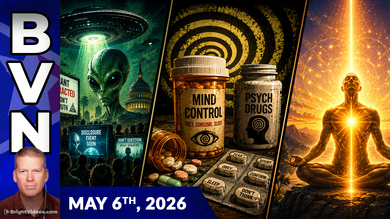Bright Videos News, May 6, 2026 - Alien PSYOP Incoming, Medication SPELLBINDING and Healing With LIGHT
