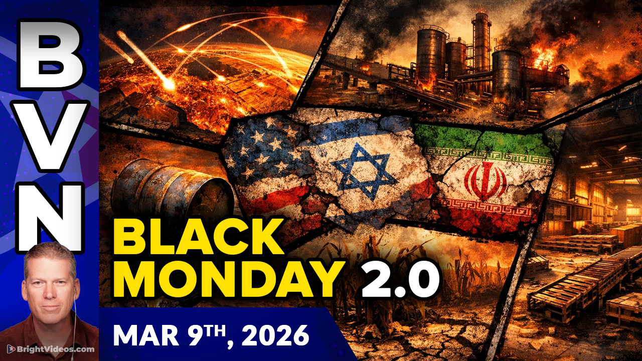 Bright Videos News, Mar 9, 2025 - BLACK MONDAY 2.0 and Global Industrial Collapse
