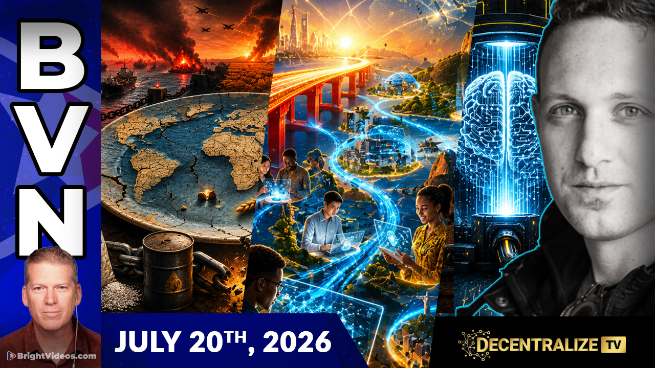 Bright Videos News, July 20, 2026 - China Launches BRICS AI Cooperative; Chinese AI Giants Unleash Open Source Frontier Models; Trump's War Threatens 400 Million with FAMINE in 2027