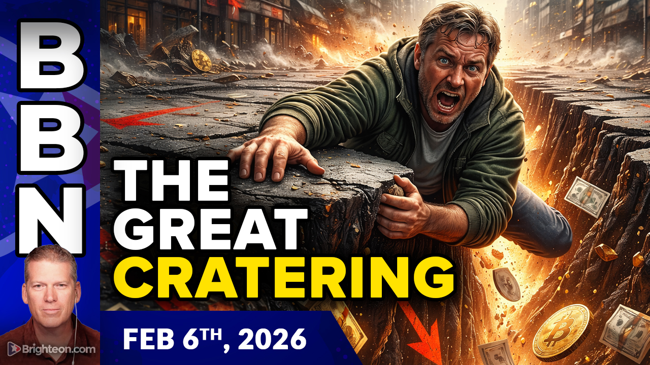 Brighteon Broadcast News, Feb 6, 2025 - The Great Cratering Now Under Way as Crypto, Stocks, Metals and Currencies all Suffer Dramatic Losses