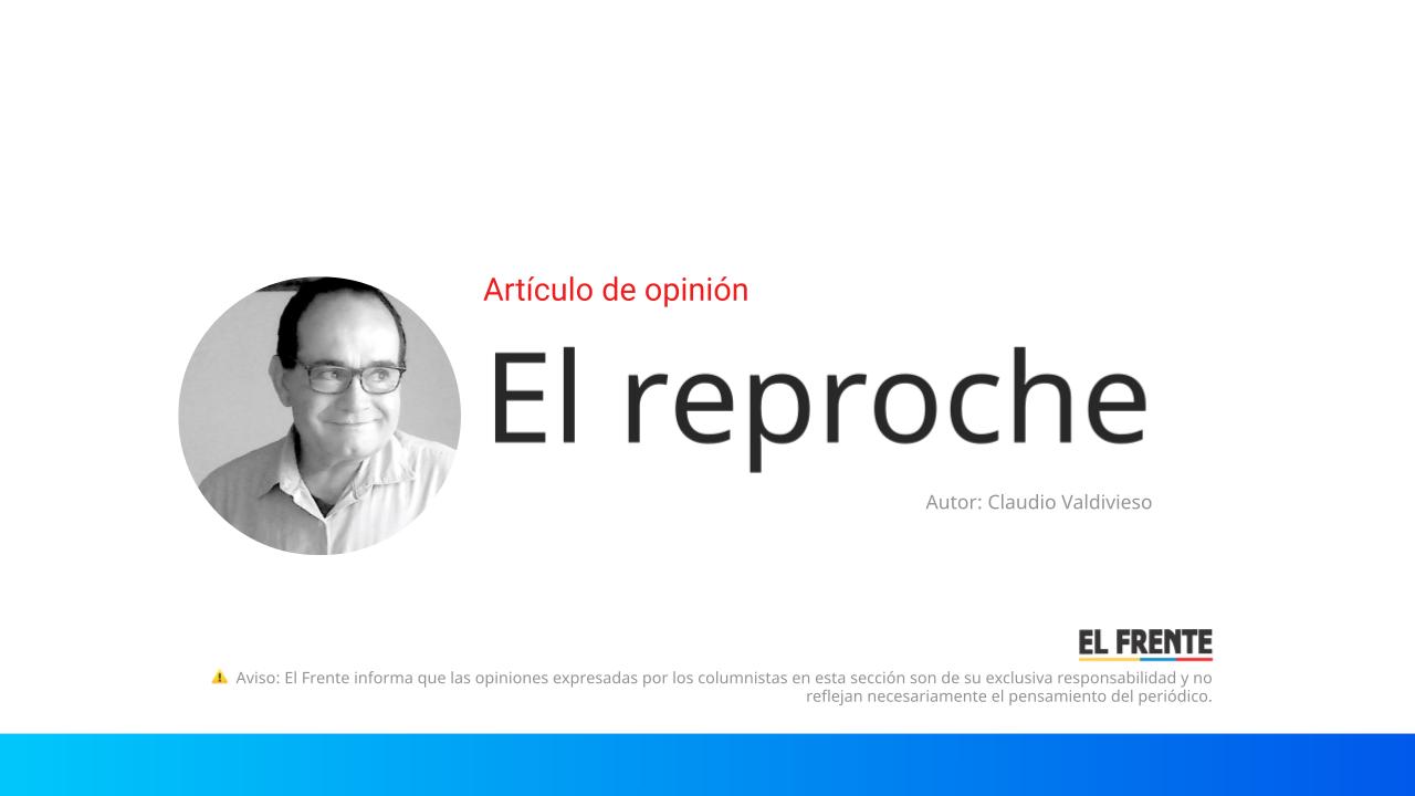 El reproche imagen de la publicación
