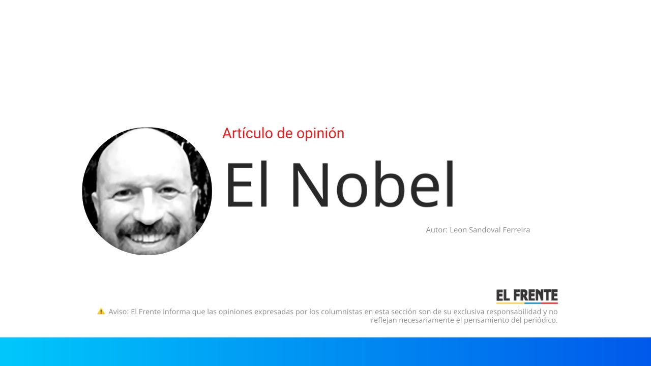 El Nobel imagen de la publicación