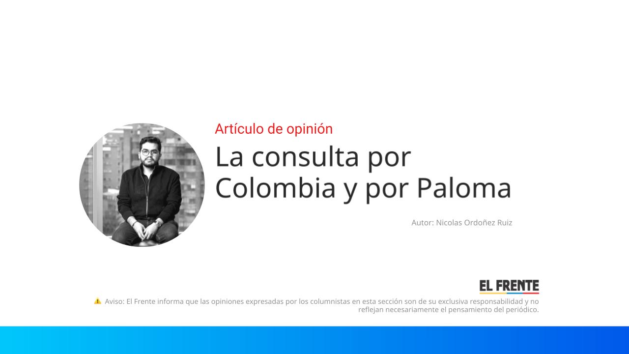 La consulta por Colombia y por Paloma imagen de la publicación