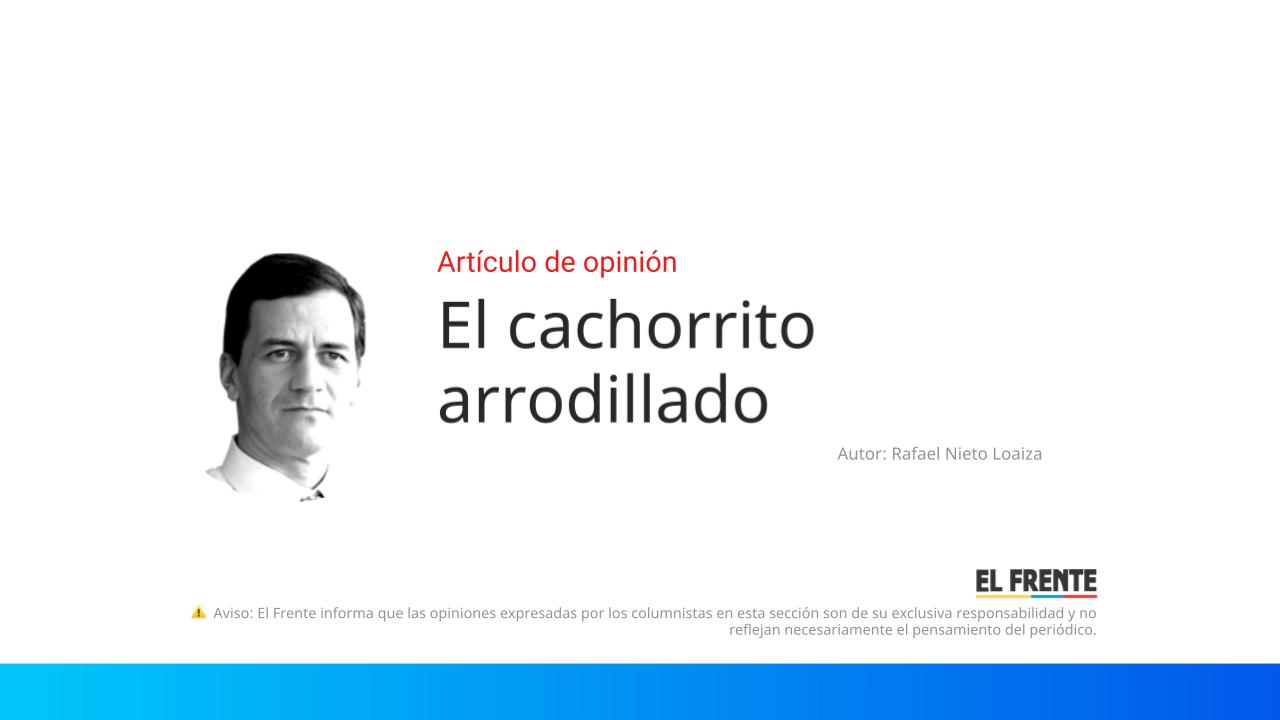 El cachorrito arrodillado imagen de la publicación