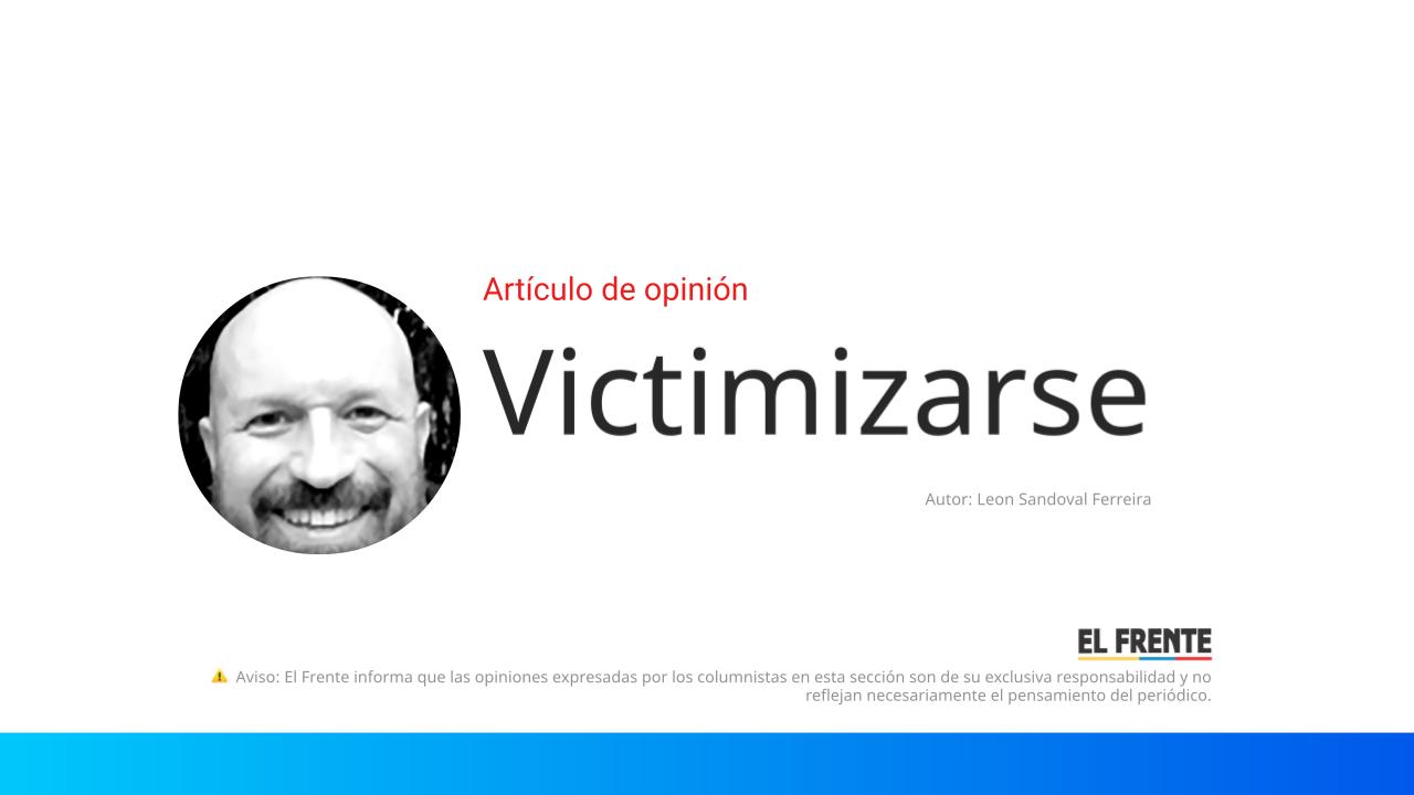Victimizarse imagen de la publicación