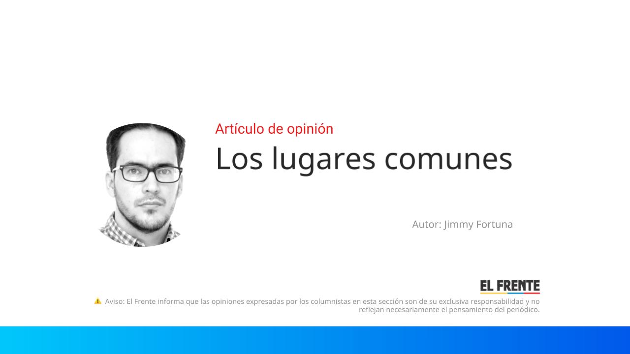 Los lugares comunes imagen de la publicación