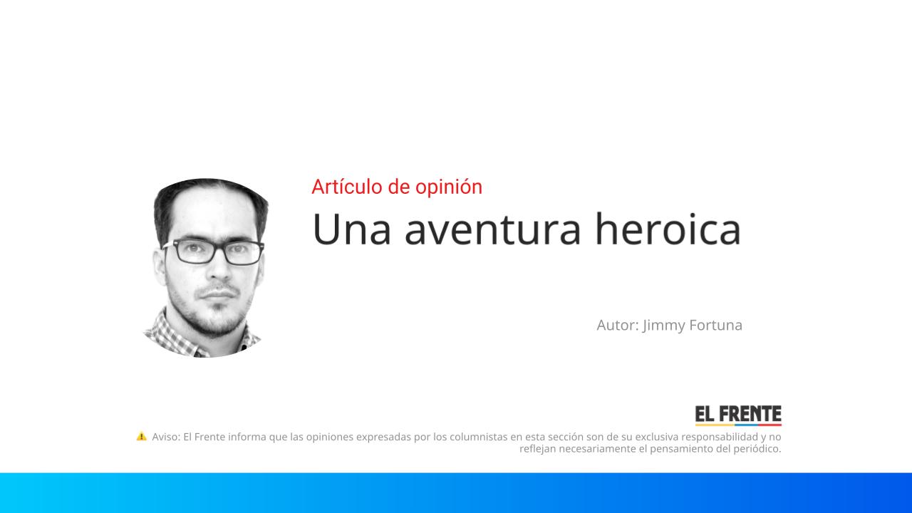 Una aventura heroica imagen de la publicación
