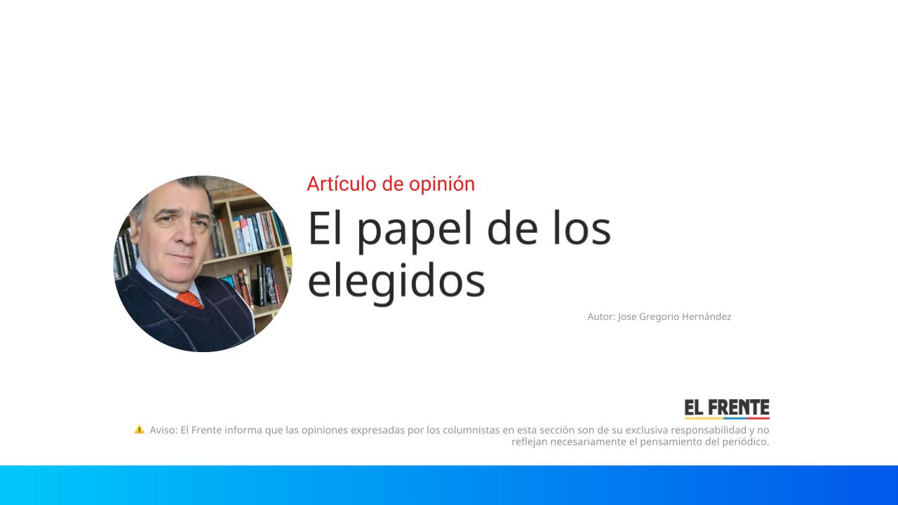 El papel de los elegidos imagen de la publicación