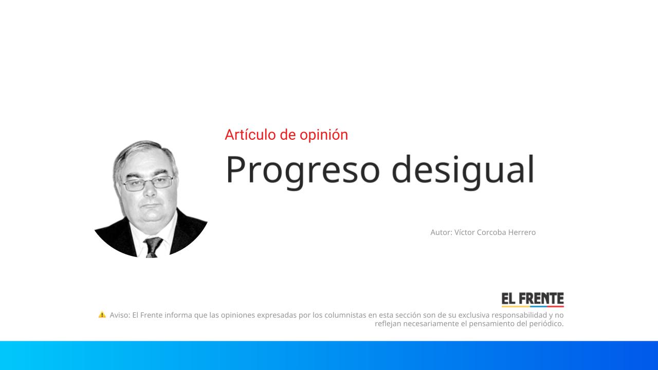 Progreso desigual imagen de la publicación