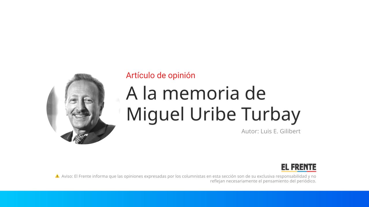 A la memoria de Miguel Uribe Turbay imagen de la publicación